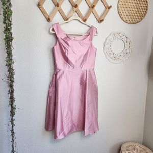 Alfred Sung Cocktail Length Off-The-Shoulder Dress In Twirl Style D686